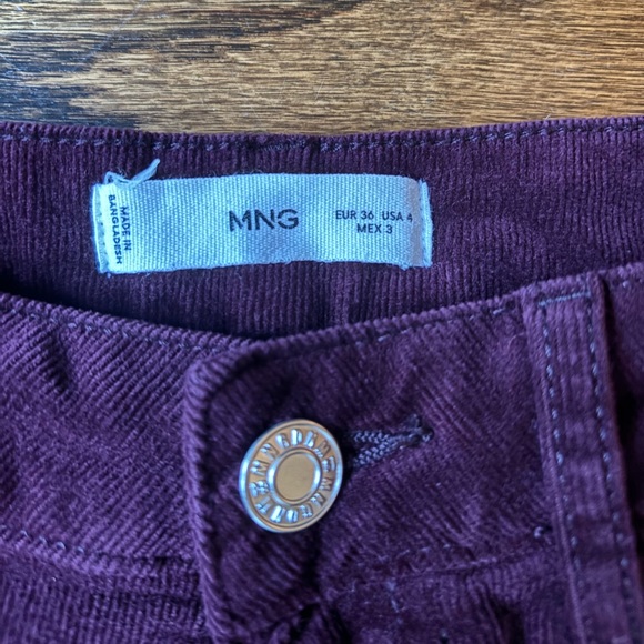 Mango mid-rise corduroy flare jeans - Picture 12 of 12